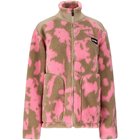 SLOPE Kendor AOP Teddy, fleece-takki, nainen, pinkki