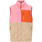 SLOPE Katau Teddy, fleece-liivi, naisten, prism pink