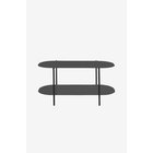 Loft24Sohvapöytä, jossa on 1 hyllyMustaSohvapöydät- Homeroom