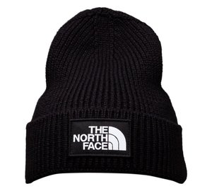The North Face Pipo Logo Box Cuffed - Musta