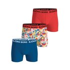 BJä–RN BORG Cotton Stretch Boxer 3-pack - poikien bokserit