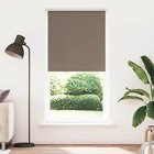 vidaXL Rullaverho, pimentävä, kahvinruskea, 90x230 cm, kangas, leveys 85,7 cm, polyesteri