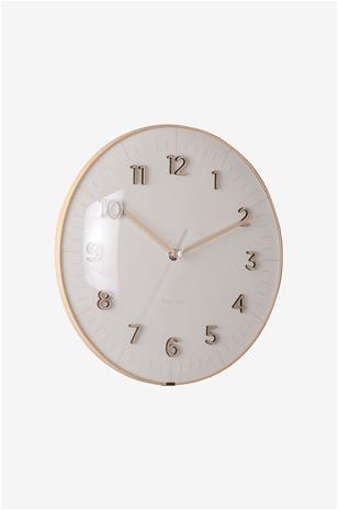 KARLSSON Wall Clock Esencia Dome Warm Grey - Grey - Ø 30 CM – kuva 2/4