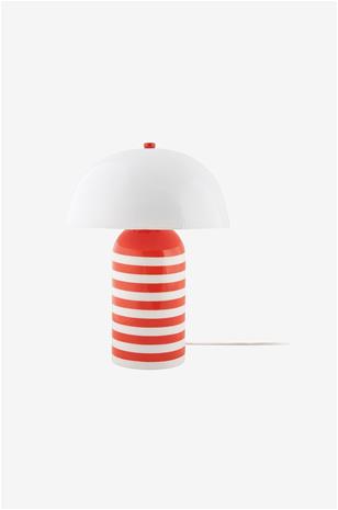 Leitmotiv Table Lamp Rayado Retro - Orange - H30CM