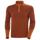 Helly Hansen Lifa Merino Midweight 1/2 vetoketjullinen, miesten, ruskea
