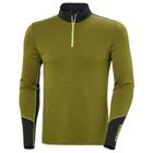 Helly Hansen Lifa Merino Midweight 1/2-vetoketjullinen, miesten, vihreä