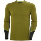 Helly Hansen Lifa Merino Keskipitoinen pyöreä pääntie, miesten, vihreä