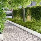 vidaXL Nurmireunus 10 pcs 102 x 15 x 4 cm Teräs valkoinen