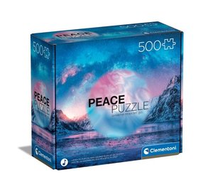 Clementoni Puzzle Peace Collection Light Blue 500 pieces Lattia