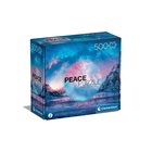 Clementoni Puzzle Peace Collection Light Blue 500 pieces Lattia