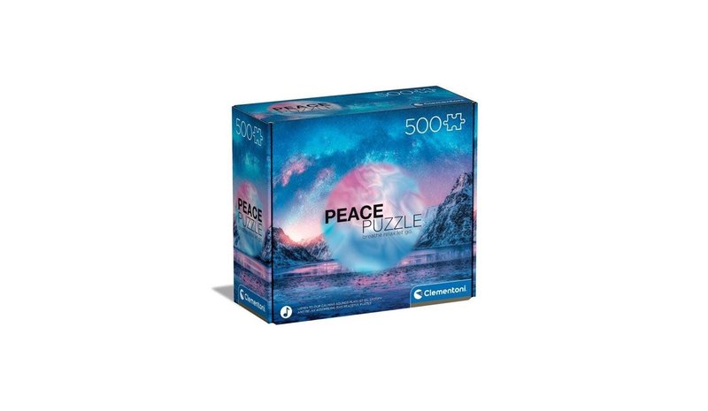 Clementoni Puzzle Peace Collection Light Blue 500 pieces Lattia