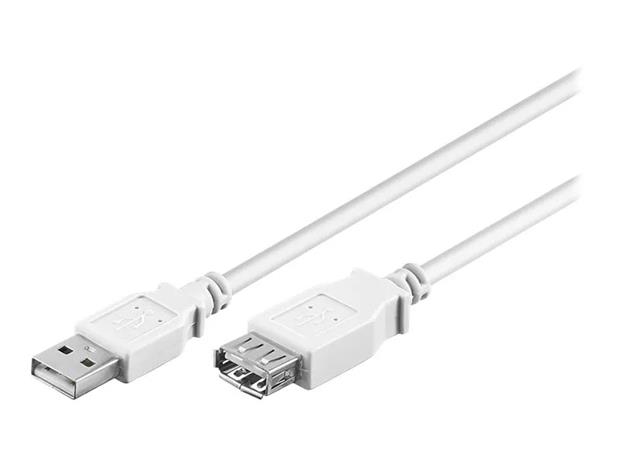 Pro USB-A <-> USB-A - 3m - Valkoinen
