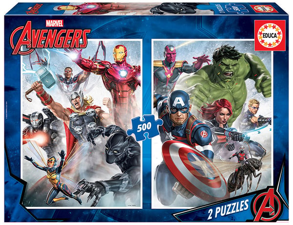 Educa Avengers 2x500p palapeli