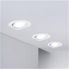 Paulmann upotettava LED-kohdevalaisin Base Coin, valkoinen, päälle/pois, 3 kpl,