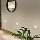 Paulmann LED-seinäuppovalaisin Wall, valkoinen, pyöreä, muovia