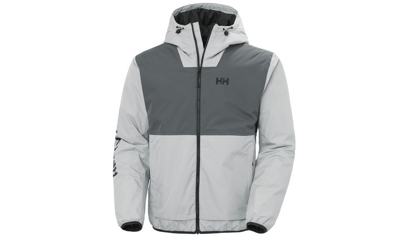 Helly Hansen Ervik, sadetakki, miesten, harmaa