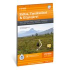 Calazo Calazo Pältsa Treriksröset Kilpisjärvi retkeilykartta, suomi