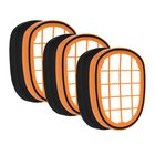 Suodattimet Philips XC7042/XC8347/FC6812/FC6813 -malleihin 3 kpl / vaihtosuodattimet / imurisuodattimet puhdistusharjalla