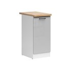 Keittiökaappi Junona Line D1D/40/82_P, harmaa