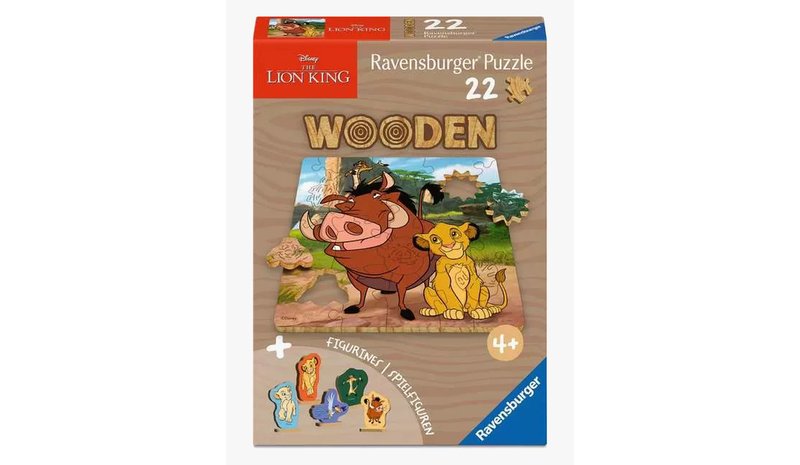Ravensburger Leijonakuningas Puinen Palapeli 22