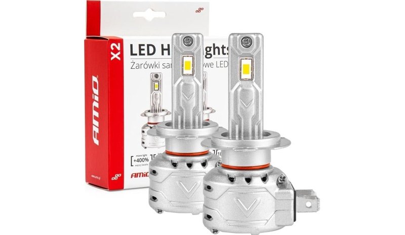 x2-sarjan amio h7 led autojen polttimot