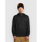Volcom Gridlock Hooded P/O Fleeceneule black Miehet