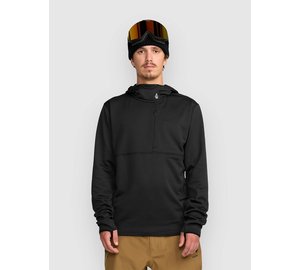 Volcom Gridlock Hooded P/O Fleeceneule black Miehet