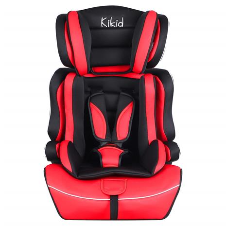 Kikid Turvaistuin Basic 76-150cm R129, musta/punainen – kuva 2/3