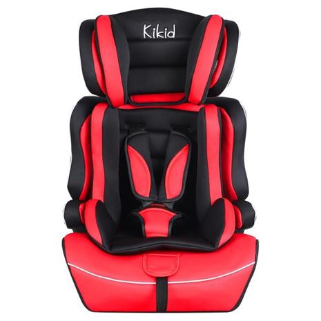 Kikid Turvaistuin Basic 76-150cm R129, musta/punainen – kuva 3/3