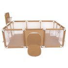 Selonis Leikkikehikko Baby Big Playground With Balls Leikkikehikko lapsille, Beige,Ei palloja