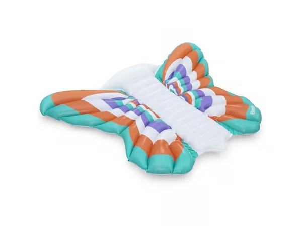 Bestway 1,93m x 1,76m Boho Butterfly Pool Float uimapatja
