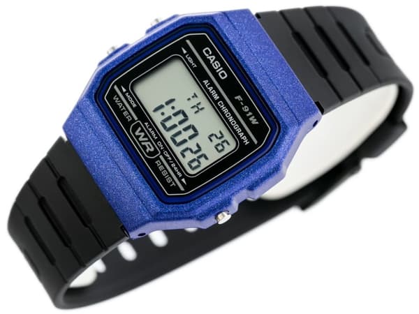 Mieskello CASIO F-91WM-2ADF (zd102e) + laatikko