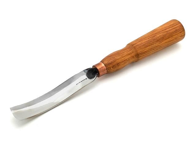 BeaverCraft Long Bent Gouge 7L (22mm)