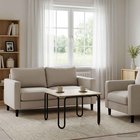 vidaXL Sohvapöytä Sonoma-tammi 100 x 100 x 45 cm Tekninen puu
