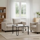 vidaXL Sohvapöytä Harmaa Sonoma 59 x 59 x 45 cm Tekninen puu