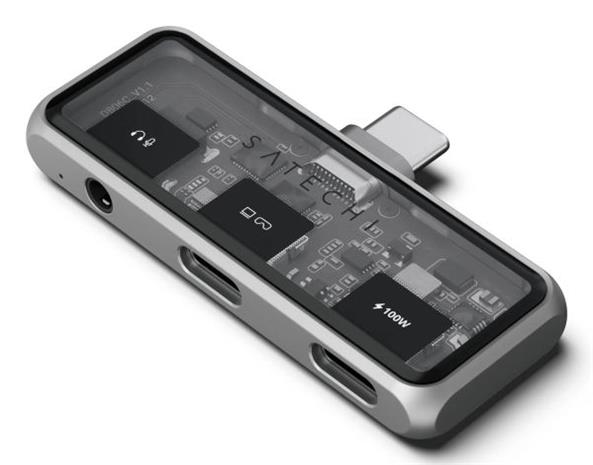 Satechi Mobile XR Hub med ljud - rymdgrå