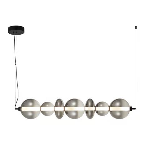 LED-kattokruunu johdossa DAPHNE LED/40W/230V harmaa