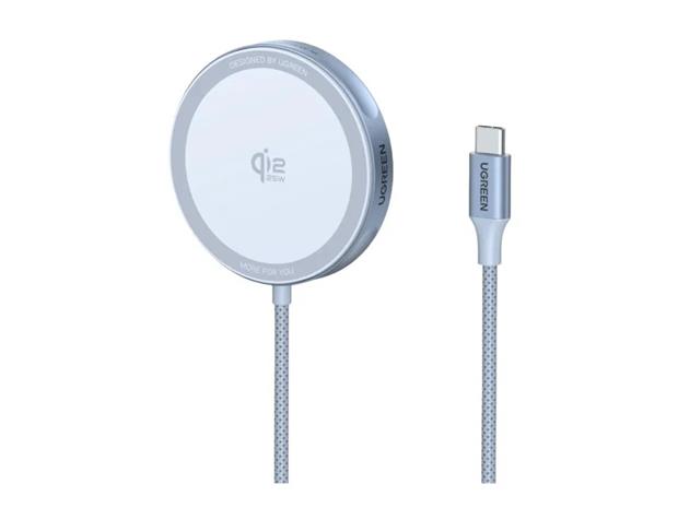 Ugreen MagFlow Smartphone Grey USB Wireless charging Auto