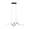 LED-kattokruunu johdossa LOOP LED/28W/230V musta – kuva 7