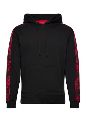 HUGO Liam Hoodie Tops Sweat-shirts & Hoodies Hoodies Black HUGO