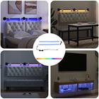 vidaXL LED-nauha 110 cm Monivärinen Polyvinyylikloridi