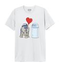Star Wars - R2D2 Love Trash - T-paita - Miehet - Valkoinen