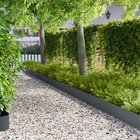vidaXL Nurmireunus 20 pcs 102 x 15 x 4 cm Teräs Antrasiitti