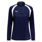 PUMA Harjoituspaita teamFINAL 26 1/4 vetoketju - PUMA Laivastonsininen/Valkoinen Nainen