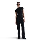 Nike Treenihousut NSW Tuulitakki Mid-Rise Slim Knit - Musta/Valkoinen Nainen