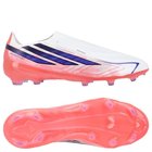 adidas F50 Hyperfast Elite Laceless FG Chaos vs Control - Valkoinen/Solar Purple/Solar Turbo Lapset