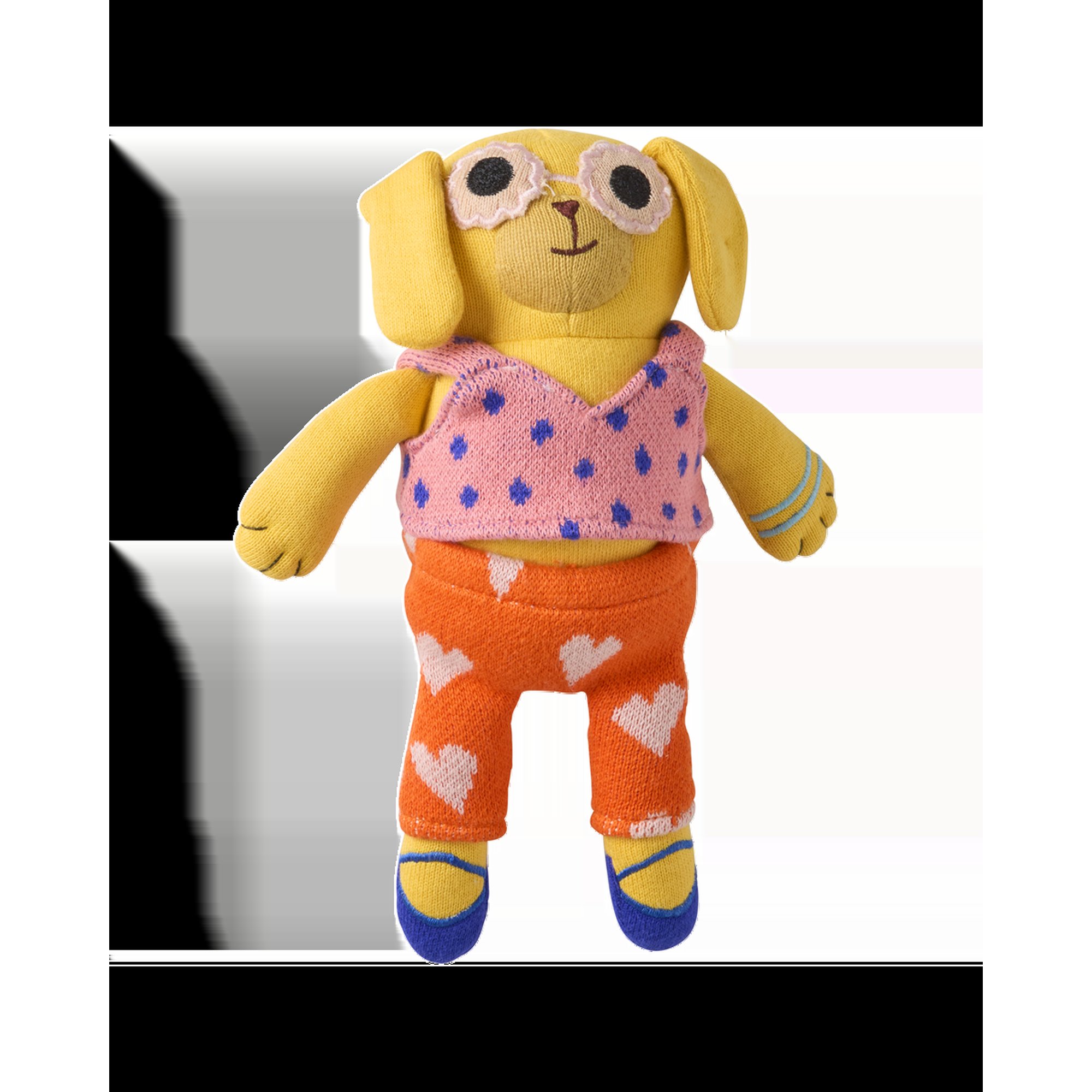 Rice - Kids Knitted Soft Toy in Dog Shape - Diana (KITOY-DOG)