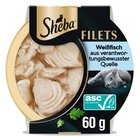 32x60g Feine Filets vaalea kala Sheba kissan märkäruoka