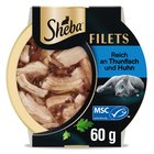 32x60g Feine Filets kana & tonnikala Sheba kissan märkäruoka