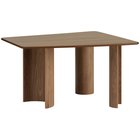 Muuto Re-norm Ruokapöytä 120x130 Cm - Ruokapöydät & Baaripöydät Pähkinäpuuviilu Saksanpähkinä - RNTAB130A03